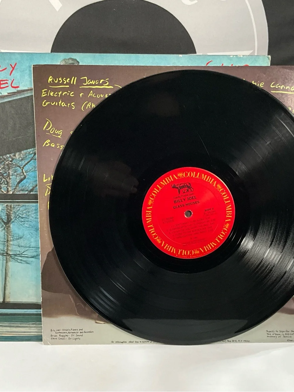 Billy Joel Record Lot - Glass Houses, 52nd Street & Turnstiles LPs - Picture 9 of 9